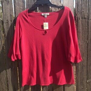 NWT- Coldwater Creek Keyhole Sweater Size XL (16-18)